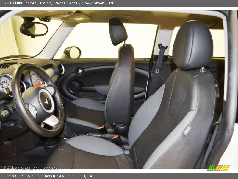 Pepper White / Grey/Carbon Black 2010 Mini Cooper Hardtop