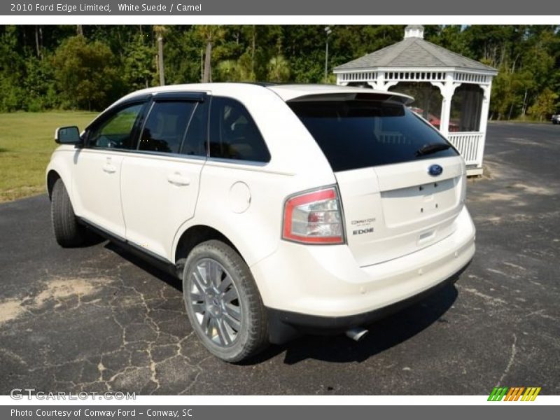 White Suede / Camel 2010 Ford Edge Limited