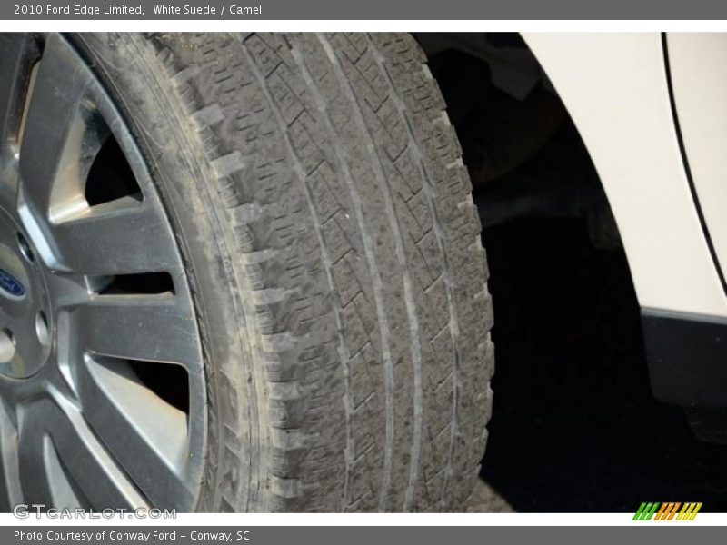White Suede / Camel 2010 Ford Edge Limited