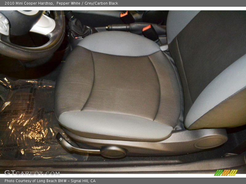 Pepper White / Grey/Carbon Black 2010 Mini Cooper Hardtop