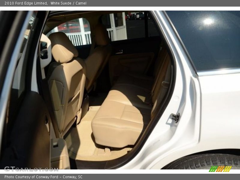 White Suede / Camel 2010 Ford Edge Limited