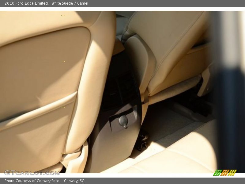 White Suede / Camel 2010 Ford Edge Limited
