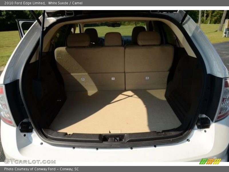 White Suede / Camel 2010 Ford Edge Limited