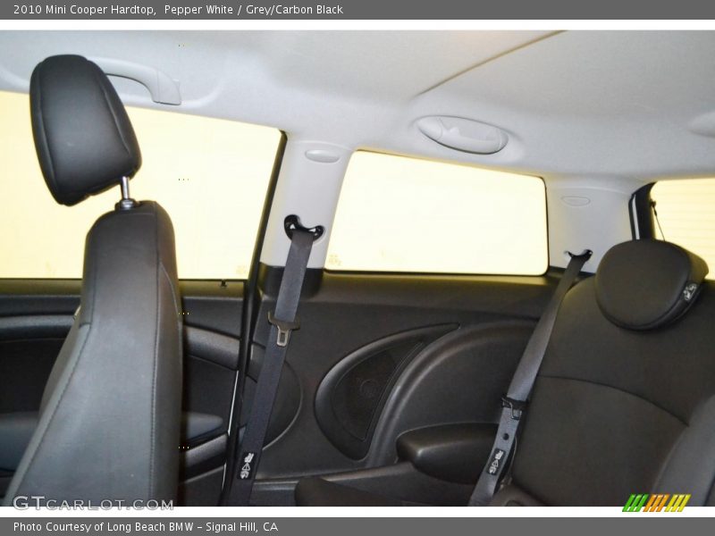 Pepper White / Grey/Carbon Black 2010 Mini Cooper Hardtop