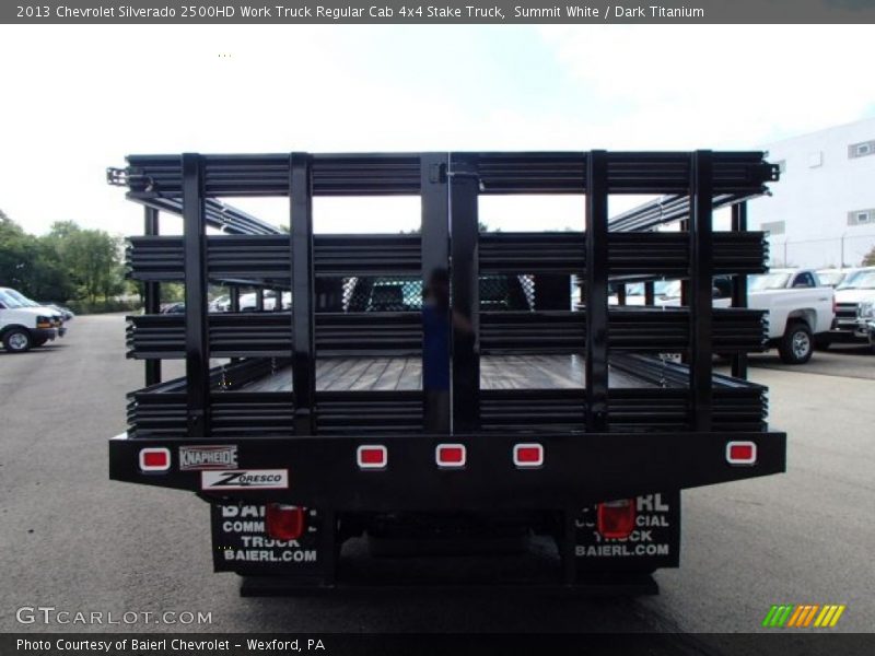 Summit White / Dark Titanium 2013 Chevrolet Silverado 2500HD Work Truck Regular Cab 4x4 Stake Truck