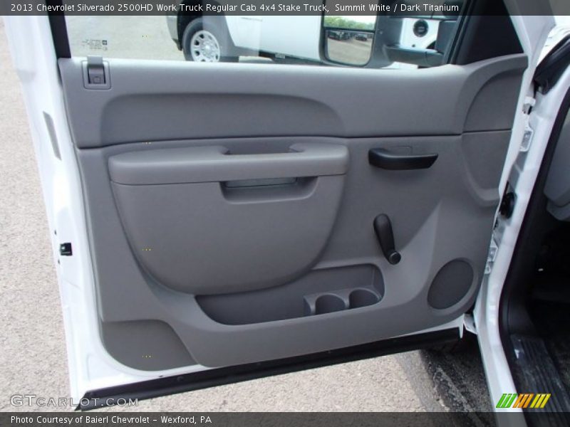 Door Panel of 2013 Silverado 2500HD Work Truck Regular Cab 4x4 Stake Truck