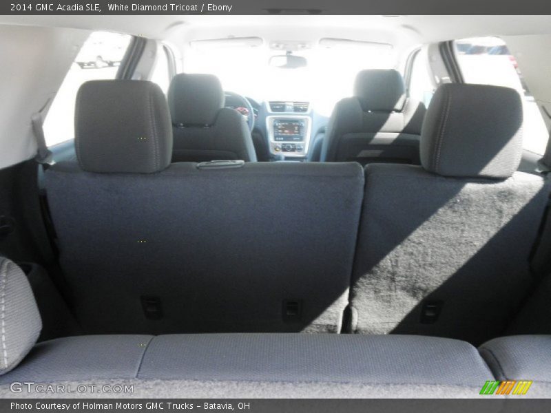 White Diamond Tricoat / Ebony 2014 GMC Acadia SLE