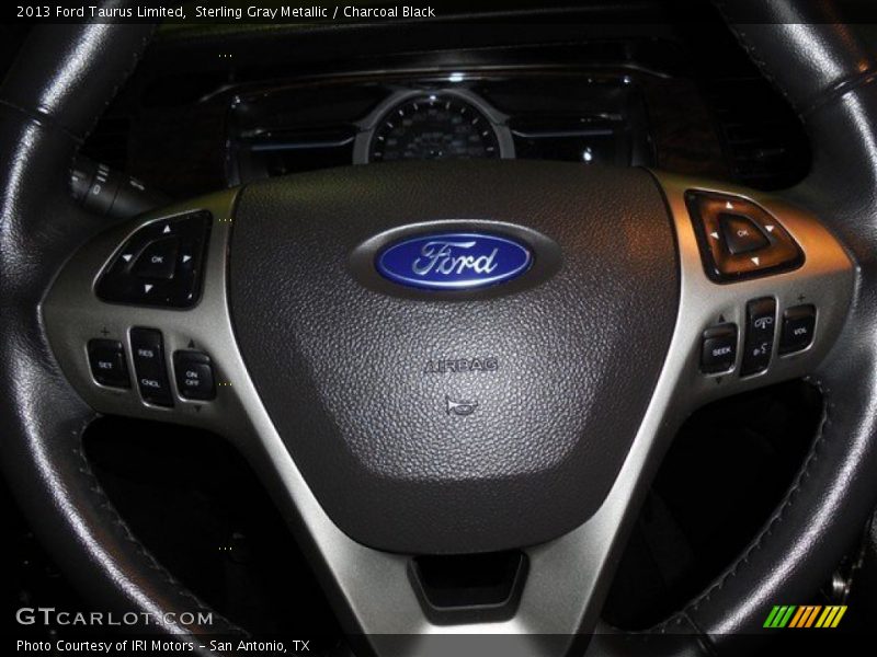 Sterling Gray Metallic / Charcoal Black 2013 Ford Taurus Limited