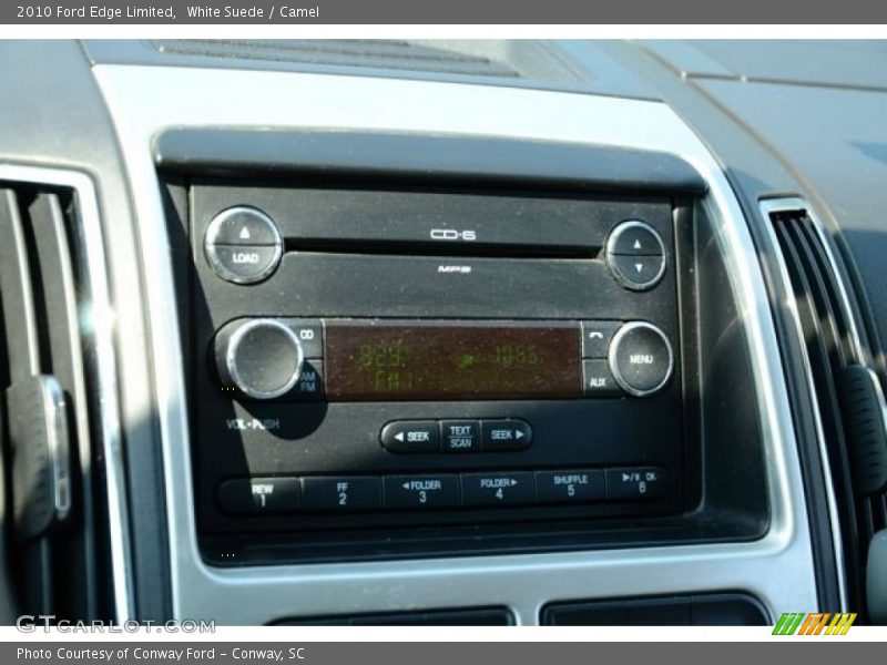 White Suede / Camel 2010 Ford Edge Limited