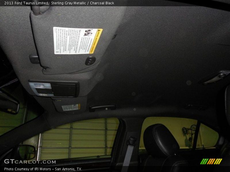 Sterling Gray Metallic / Charcoal Black 2013 Ford Taurus Limited