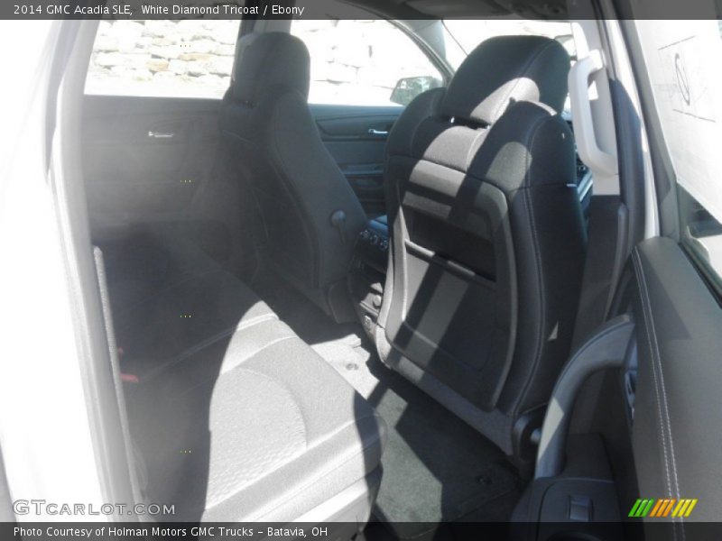 White Diamond Tricoat / Ebony 2014 GMC Acadia SLE
