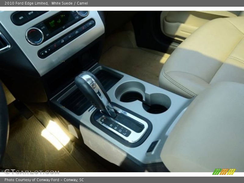 White Suede / Camel 2010 Ford Edge Limited