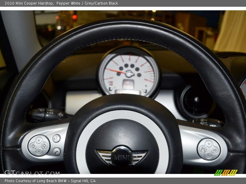 Pepper White / Grey/Carbon Black 2010 Mini Cooper Hardtop