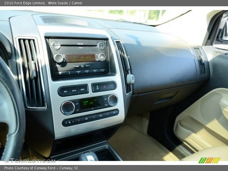 White Suede / Camel 2010 Ford Edge Limited