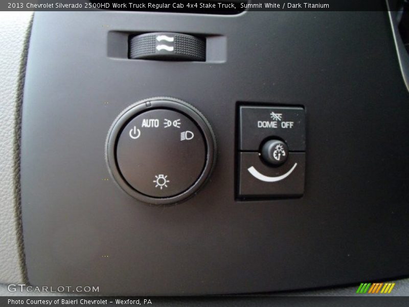 Controls of 2013 Silverado 2500HD Work Truck Regular Cab 4x4 Stake Truck