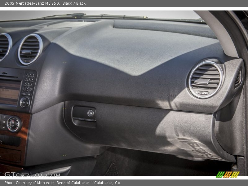 Black / Black 2009 Mercedes-Benz ML 350