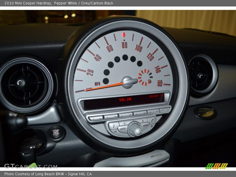 Pepper White / Grey/Carbon Black 2010 Mini Cooper Hardtop
