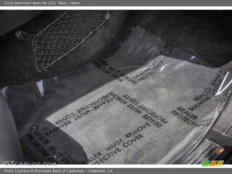 Black / Black 2009 Mercedes-Benz ML 350