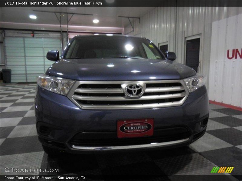 Shoreline Blue Pearl / Ash 2013 Toyota Highlander V6