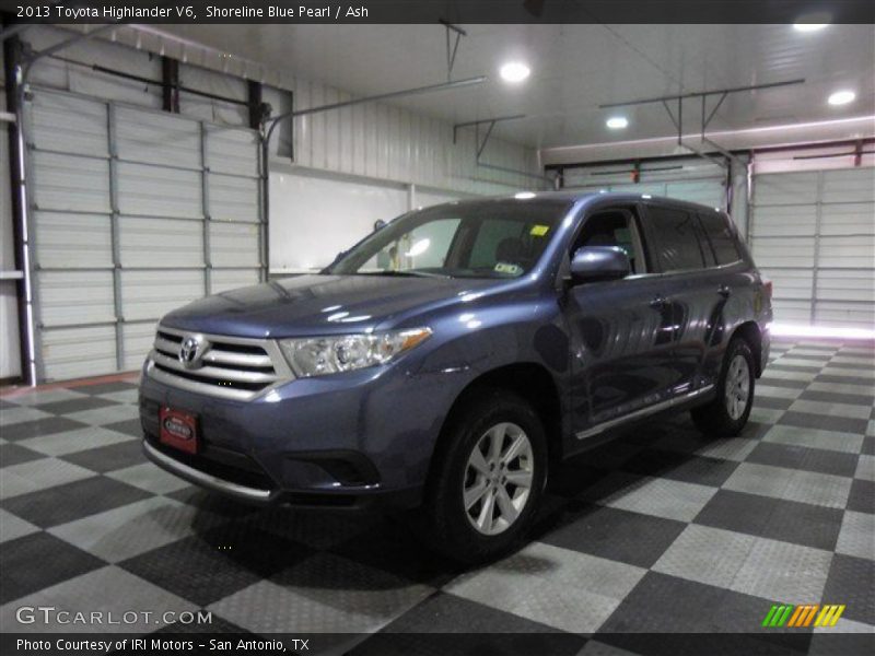 Shoreline Blue Pearl / Ash 2013 Toyota Highlander V6