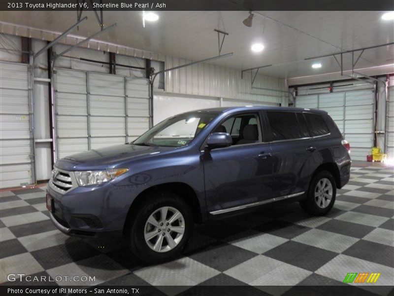 Shoreline Blue Pearl / Ash 2013 Toyota Highlander V6