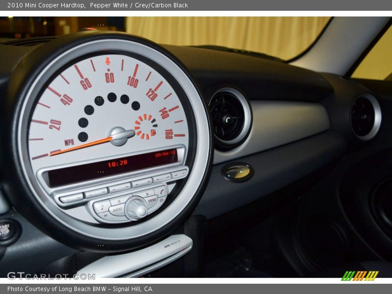 Pepper White / Grey/Carbon Black 2010 Mini Cooper Hardtop