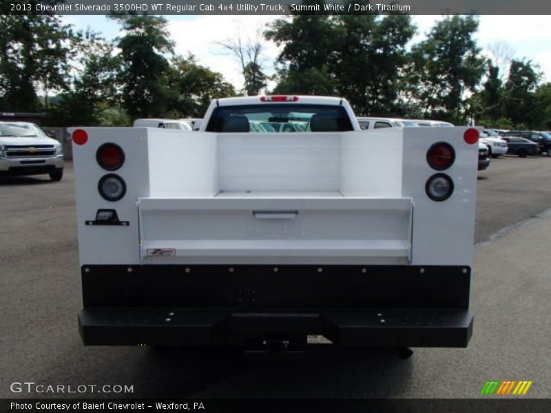 Summit White / Dark Titanium 2013 Chevrolet Silverado 3500HD WT Regular Cab 4x4 Utility Truck