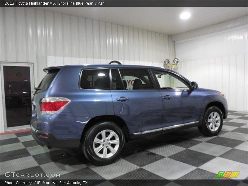 Shoreline Blue Pearl / Ash 2013 Toyota Highlander V6