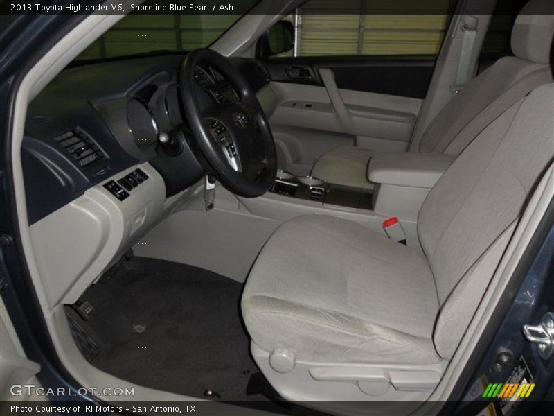 Shoreline Blue Pearl / Ash 2013 Toyota Highlander V6