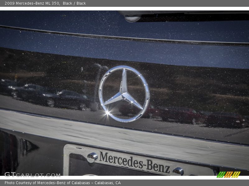 Black / Black 2009 Mercedes-Benz ML 350