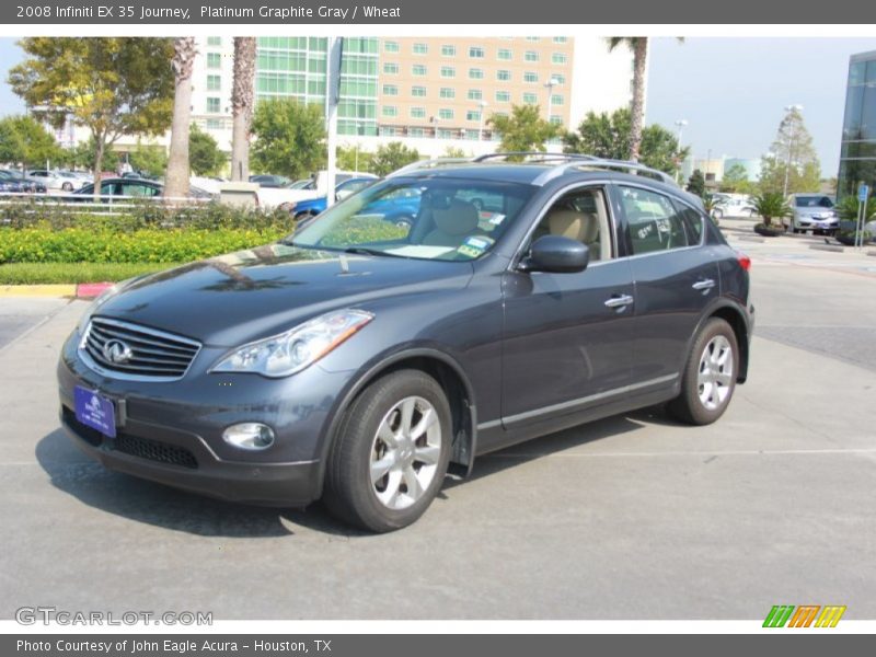 Platinum Graphite Gray / Wheat 2008 Infiniti EX 35 Journey