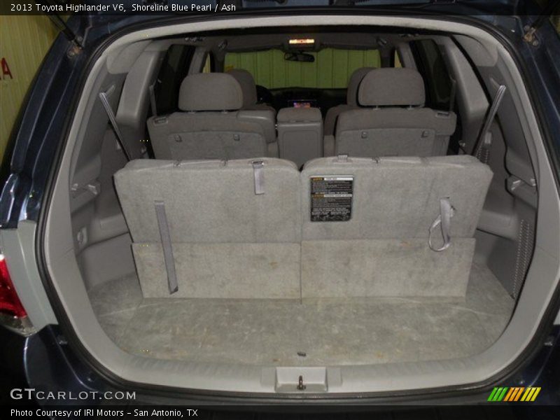Shoreline Blue Pearl / Ash 2013 Toyota Highlander V6