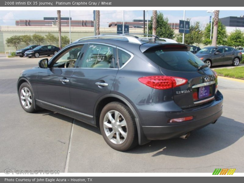Platinum Graphite Gray / Wheat 2008 Infiniti EX 35 Journey