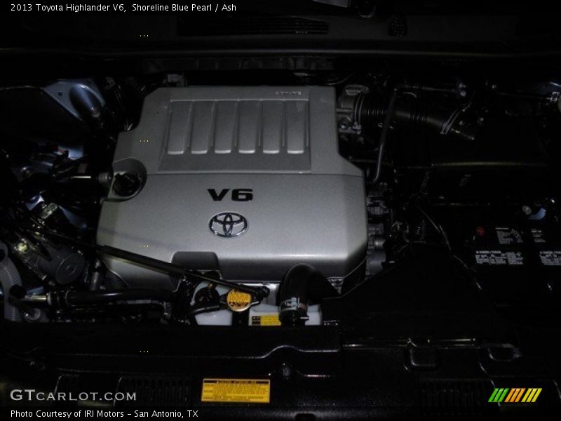 Shoreline Blue Pearl / Ash 2013 Toyota Highlander V6