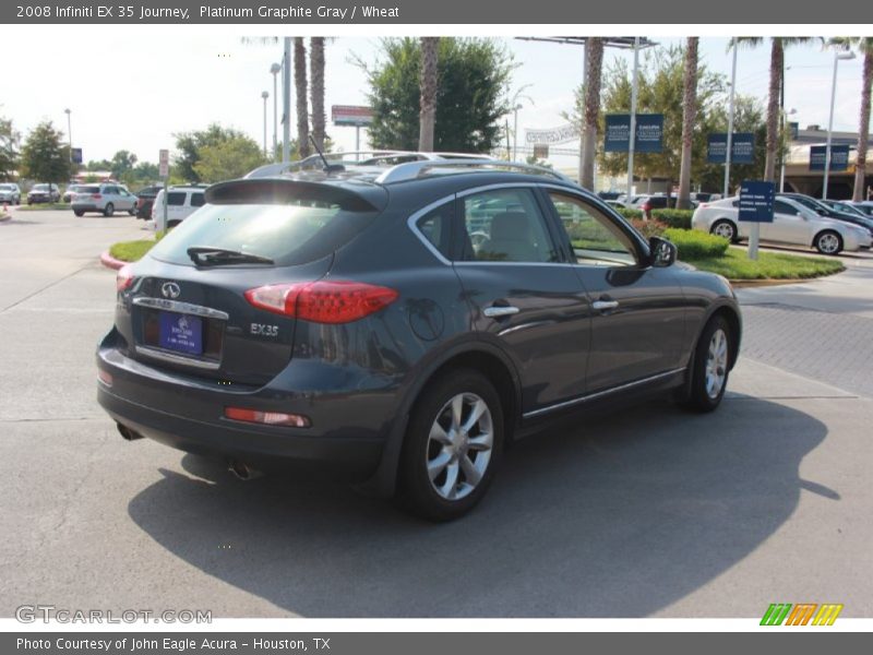 Platinum Graphite Gray / Wheat 2008 Infiniti EX 35 Journey