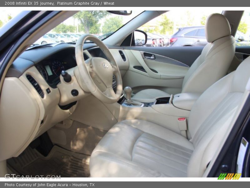 Platinum Graphite Gray / Wheat 2008 Infiniti EX 35 Journey