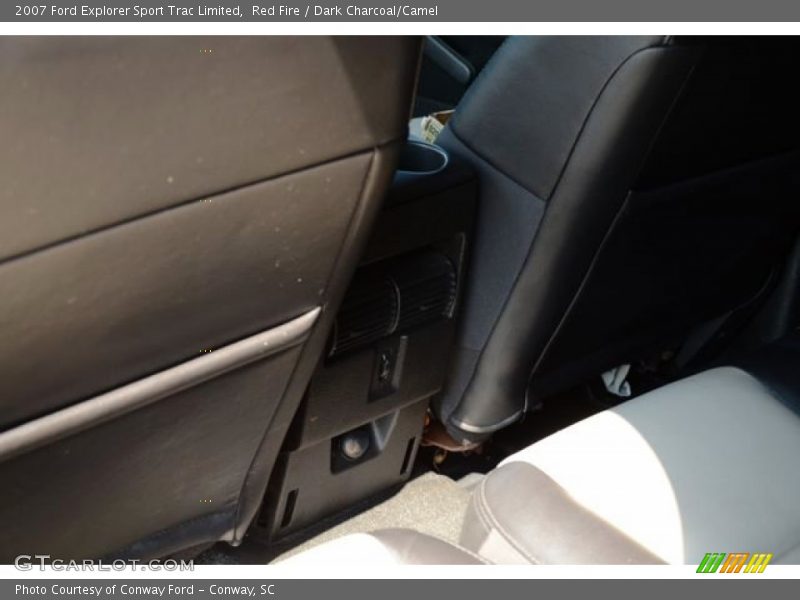 Red Fire / Dark Charcoal/Camel 2007 Ford Explorer Sport Trac Limited