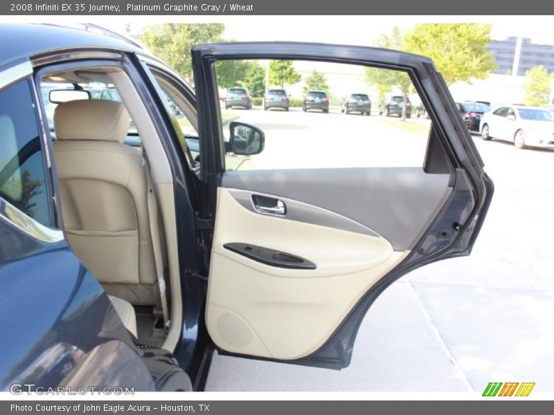 Platinum Graphite Gray / Wheat 2008 Infiniti EX 35 Journey