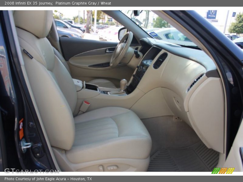 Platinum Graphite Gray / Wheat 2008 Infiniti EX 35 Journey