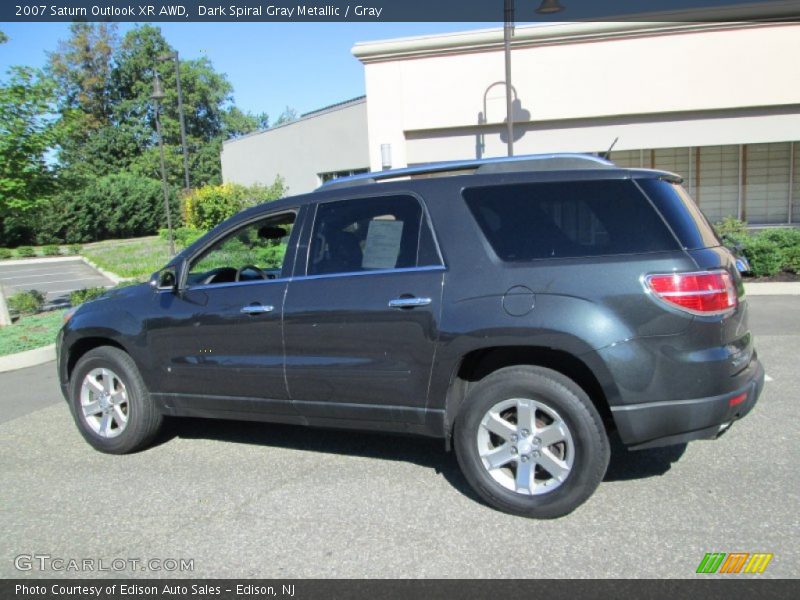 Dark Spiral Gray Metallic / Gray 2007 Saturn Outlook XR AWD