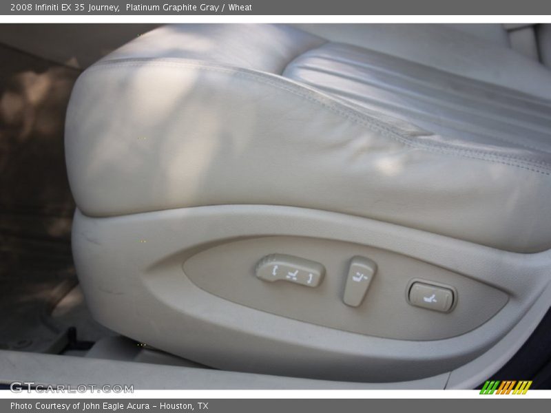 Platinum Graphite Gray / Wheat 2008 Infiniti EX 35 Journey