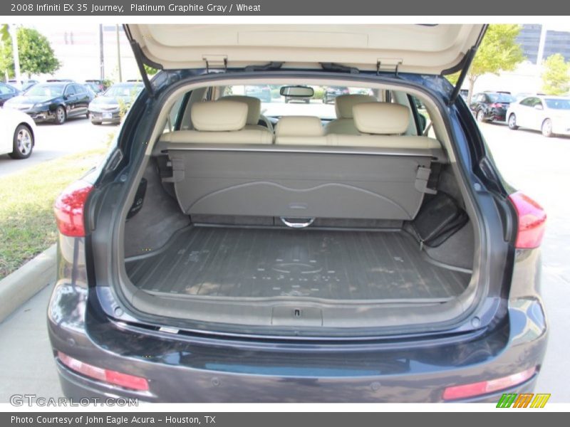 Platinum Graphite Gray / Wheat 2008 Infiniti EX 35 Journey