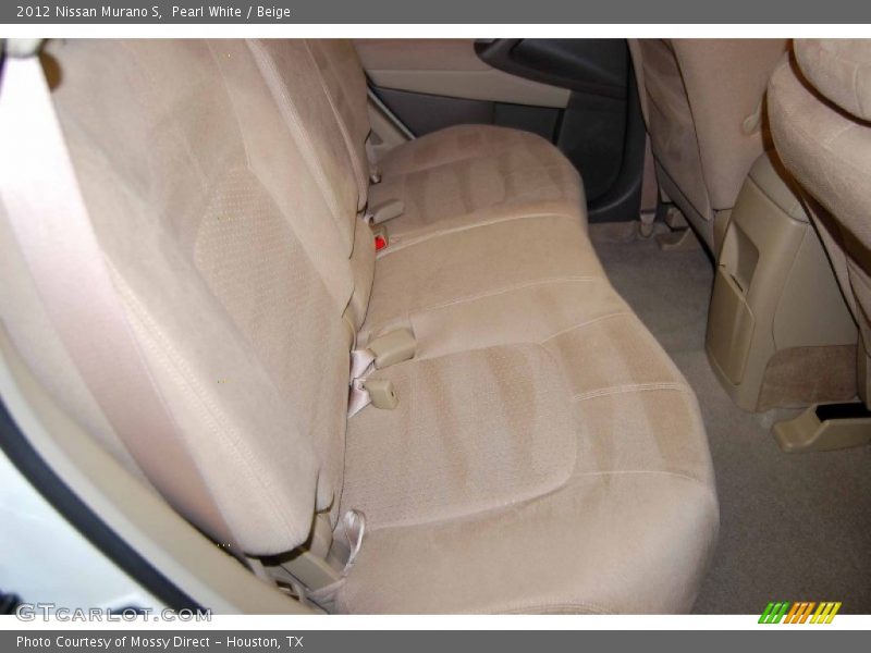 Pearl White / Beige 2012 Nissan Murano S