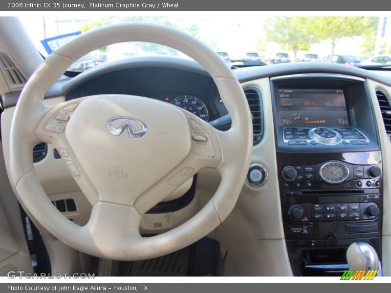 Platinum Graphite Gray / Wheat 2008 Infiniti EX 35 Journey