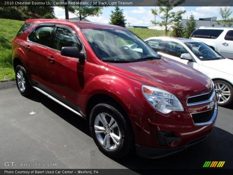 Cardinal Red Metallic / Jet Black/Light Titanium 2010 Chevrolet Equinox LS
