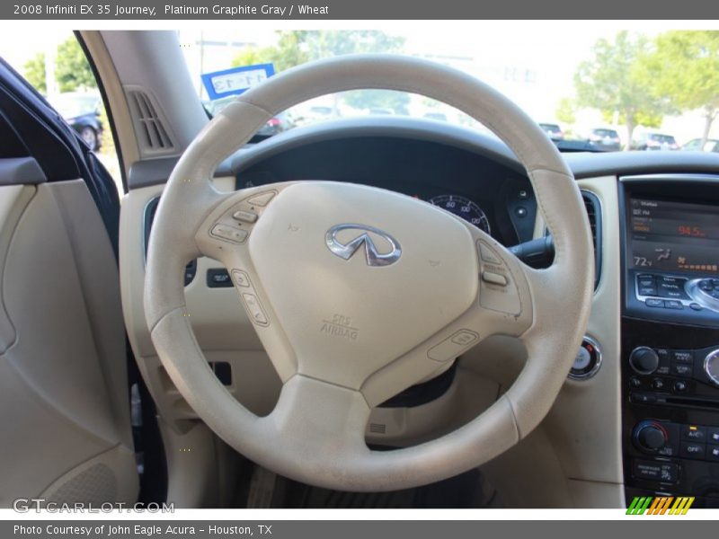 Platinum Graphite Gray / Wheat 2008 Infiniti EX 35 Journey