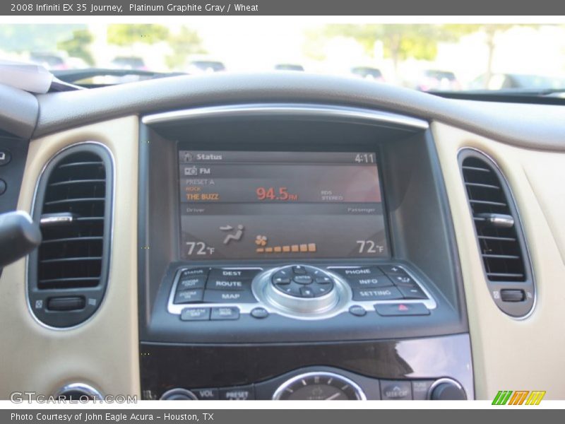 Platinum Graphite Gray / Wheat 2008 Infiniti EX 35 Journey
