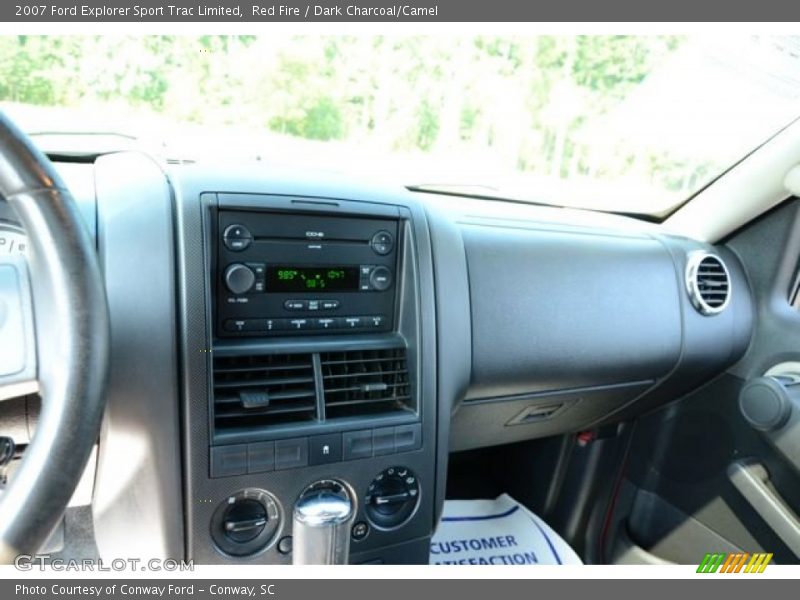 Red Fire / Dark Charcoal/Camel 2007 Ford Explorer Sport Trac Limited