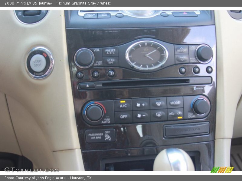 Platinum Graphite Gray / Wheat 2008 Infiniti EX 35 Journey