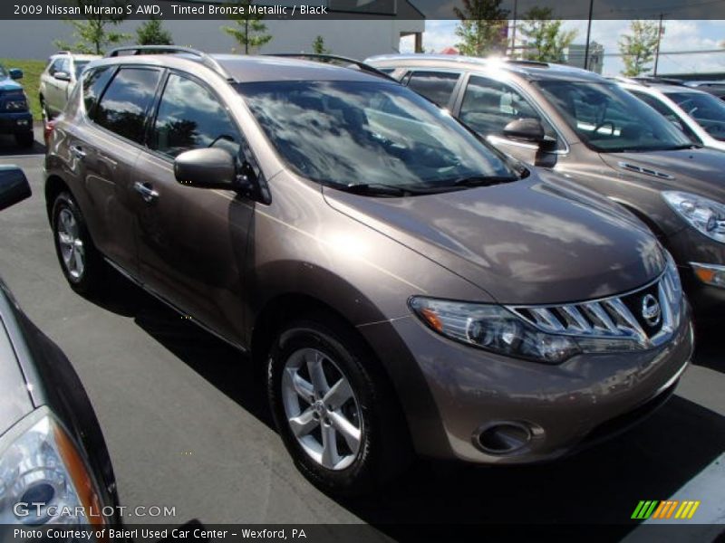 Tinted Bronze Metallic / Black 2009 Nissan Murano S AWD